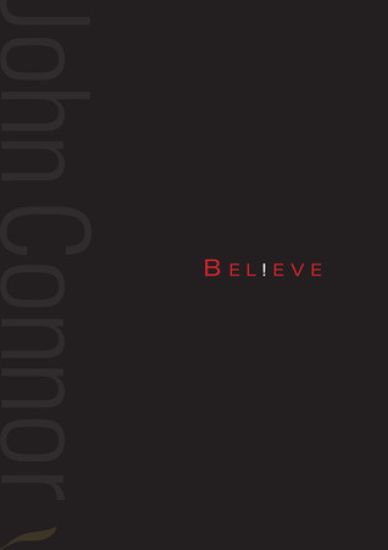 Believe: A collection of poetry from John F Connor
