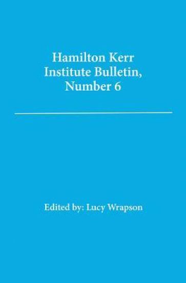 Hamilton Kerr Institute Bulletin