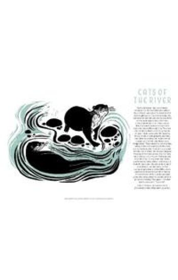 Tom Cox's 21st Century Yokel Poster – Cats of The River
