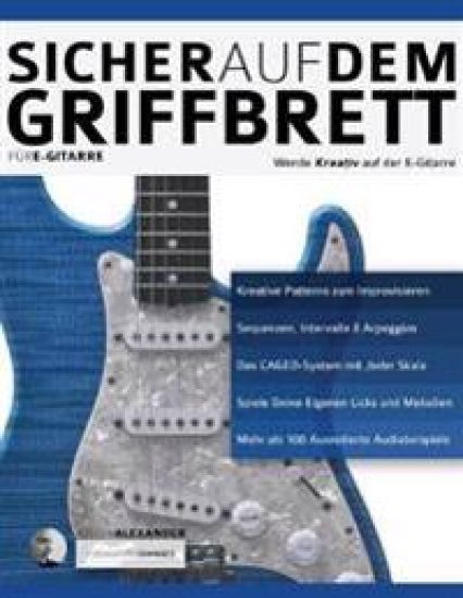 Sicher auf dem Griffbrett fu¨r Gitarre