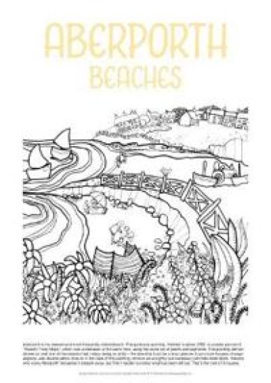 Helen Elliott Poster: Aberporth Beaches