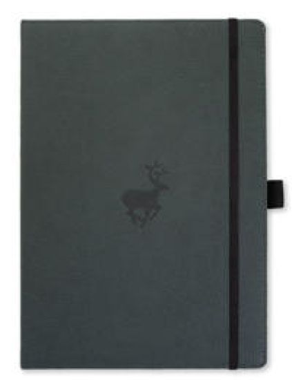 Dingbats* Wildlife A4+ Lined - Green Deer Notebook