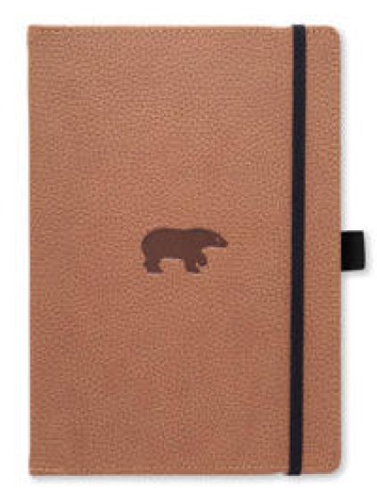 Dingbats* Wildlife A5+ Lined - Brown Bear Notebook