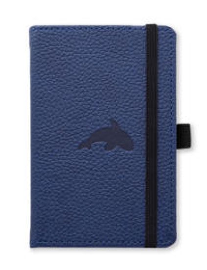 Dingbats* Wildlife A6 Pocket Dotted - Blue Whale Notebook