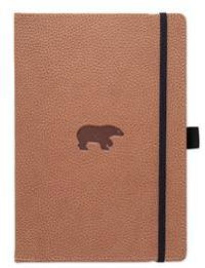 Dingbats* Wildlife A4+ Lined - Brown Bear Notebook