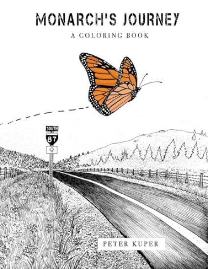 Monarch's Journey: A Coloring Book
