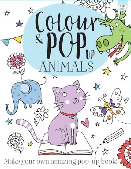 Colour & Pop Up Animals