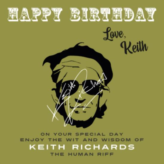 Happy Birthday—Love, Keith