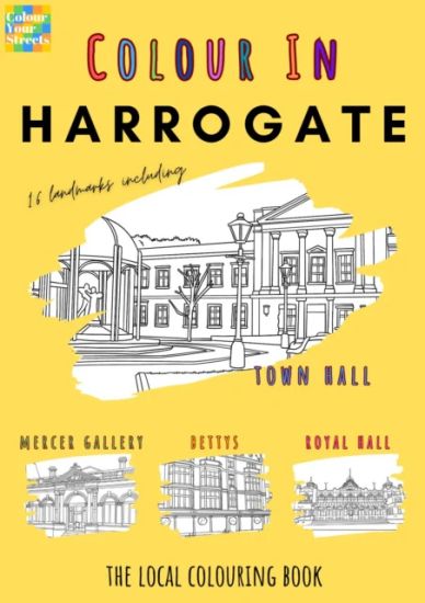 Kansikuva: Harrogate Colouring Book (A4)