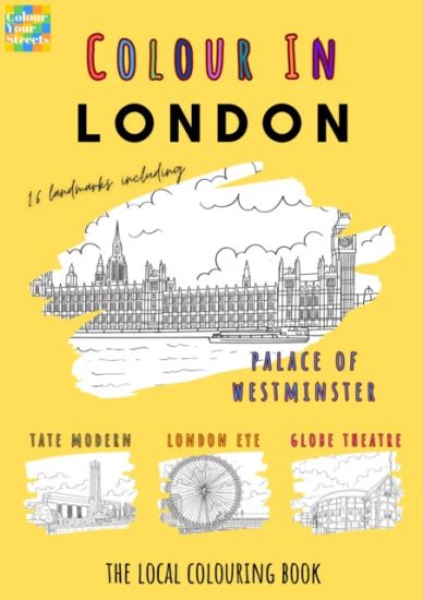 Kansikuva: London Colouring Book (A4)