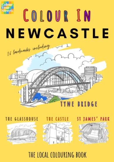 Kansikuva: Newcastle Colouring Book (A4)