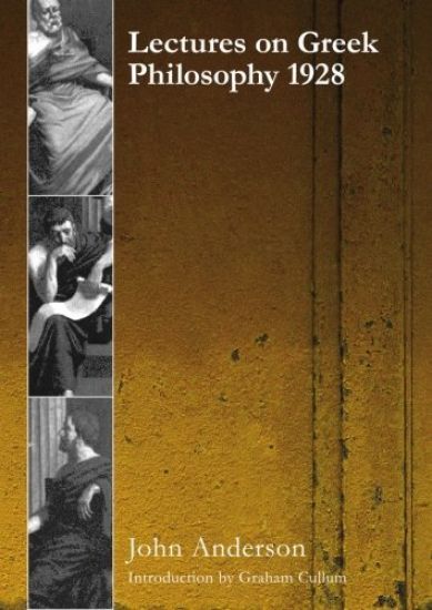 Lectures on Greek Philosophy 1928