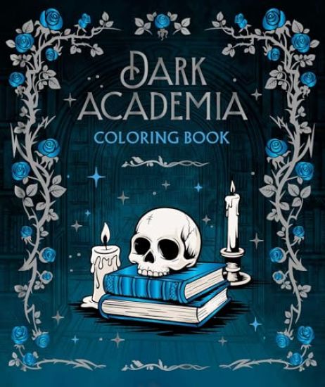 Dark Academia Coloring Book
