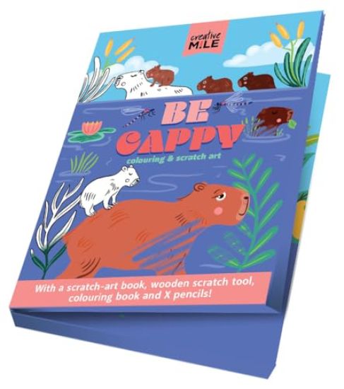 Be Cappy Colour and Scratch Book: Colour & Scratch Book