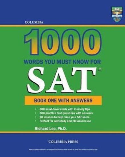 Columbia 1000 Words You Must Know for SAT