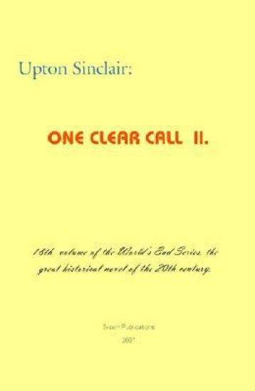 One Clear Call II