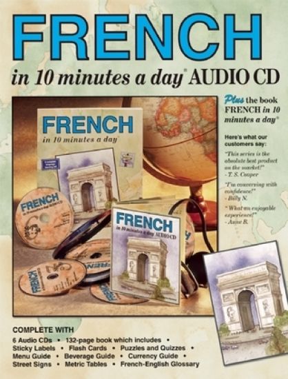 FRENCH in 10 minutes a day BOOK + AUDIO