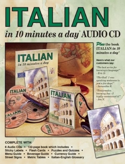 ITALIAN in 10 minutes a day BOOK + AUDIO
