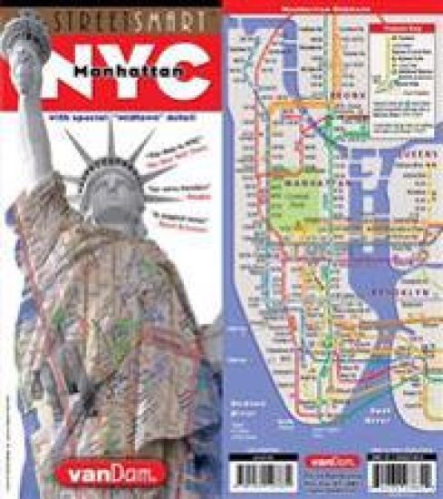 Streetsmart NYC Midtown Map by Vandam