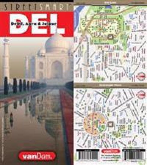 Streetsmart Delhi & Golden Triangle Map by Vandam
