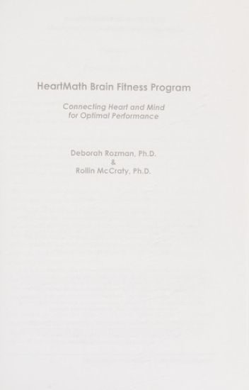 HeartMath Brain Fitness Program