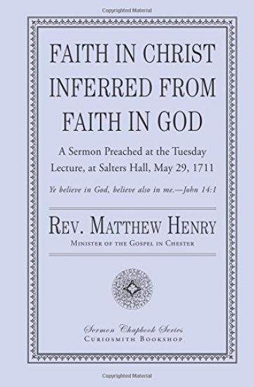 Faith in Christ Inferred from Faith in God