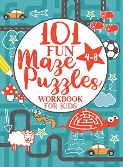 Maze Puzzle Book for Kids 4-8