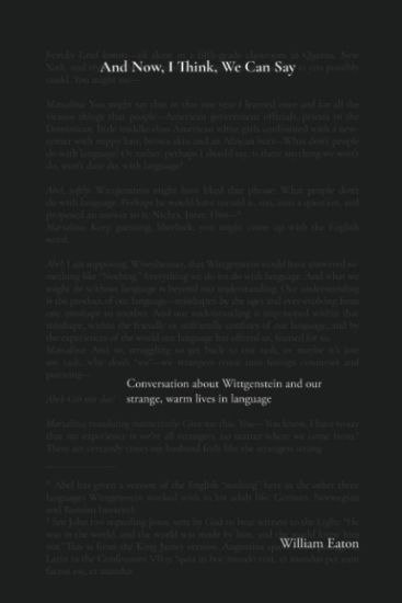 And Now, I Think, We Can Say