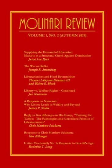 Molinari Review Volume 1, No. 2 (Autumn 2019)