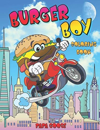 Burger Boy - Coloring Book