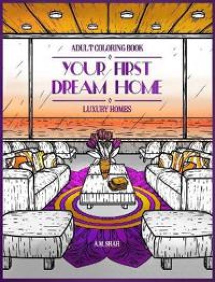 Adult Coloring Book Luxury Homes