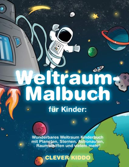 Weltraum-Malbuch für Kinder