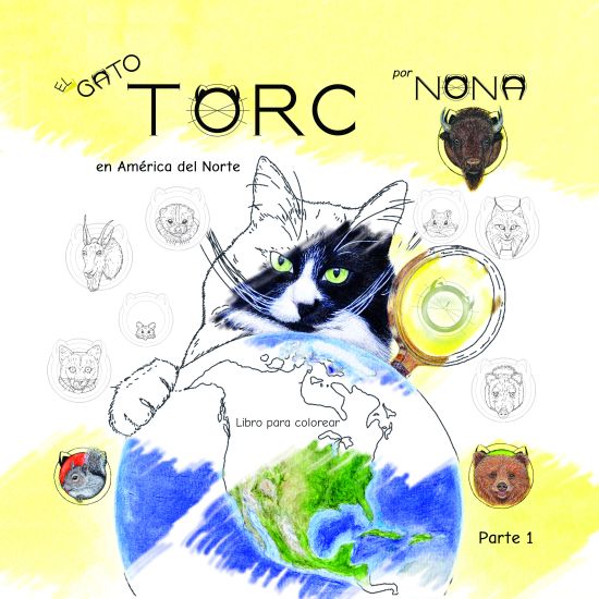 El GATO TORC en América del Norte Libro para colorear parte 1