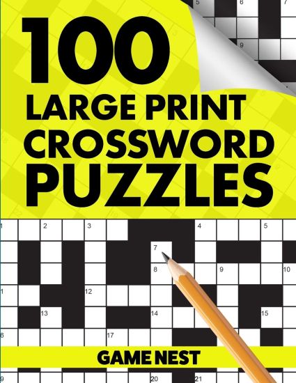 100 Large Print Crossword Puzzles