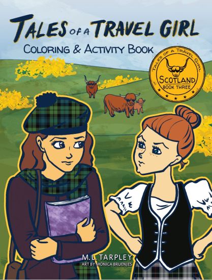 Tales of a Travel Girl Coloring and Activity Book