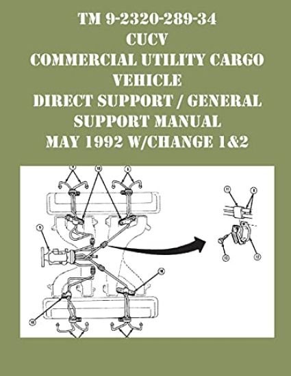 TM 9-2320-289-34 CUCV Commercial Utility Cargo Vehicle Direct Support / General Support Manual May 1992 w/Change 1&2