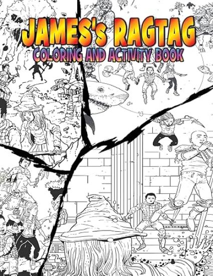 James's Ragtag Coloring and Activity Book