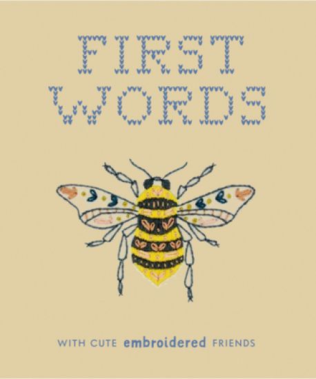 First Words with Cute Embroidered Friends