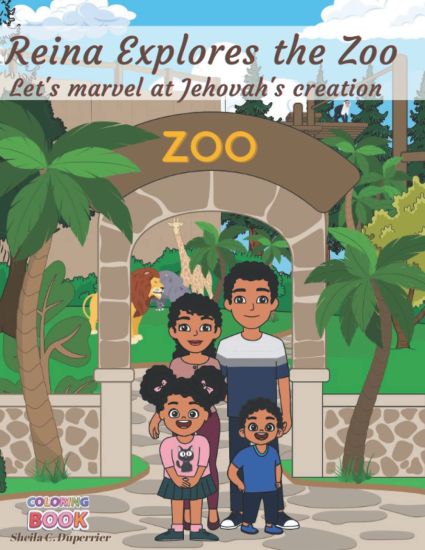 Reina Explores the Zoo - Coloring Book