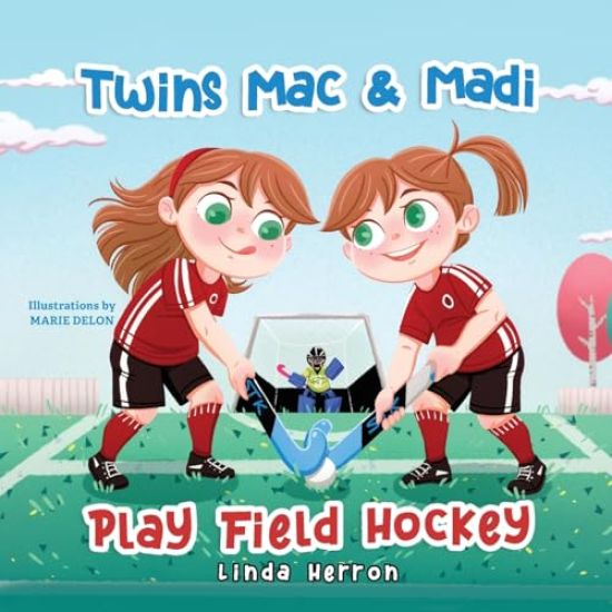 Twins Mac & Madi Play Field Hockey