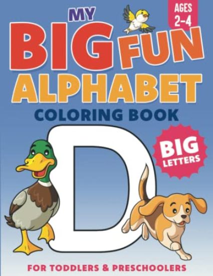 My Big Fun Alphabet Coloring Book Big Letters