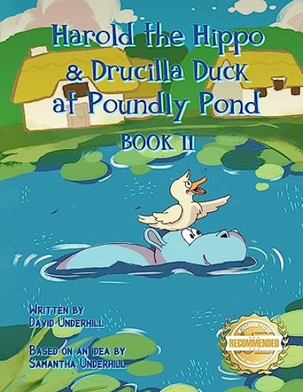 Harold the Hippo and Drucilla Duck at Poundly Pond