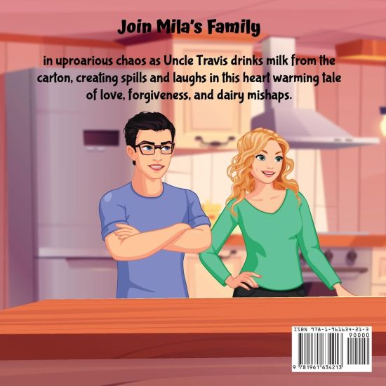 Uncle Travis drinks milk from the milk carton!