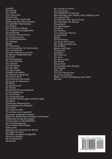 Franz Kafka Gesammelte Werke mit Nachlaß