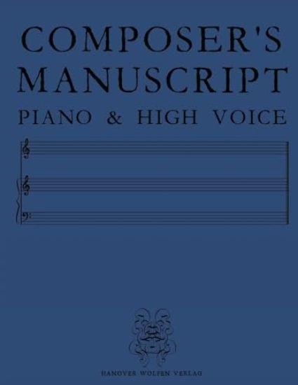 Composer's Manuscript Piano & High Voice