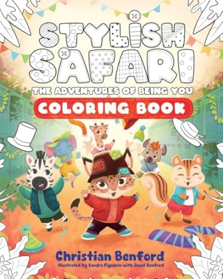 Stylish Safari Coloring Book