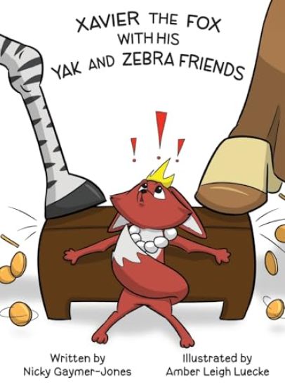 Xavier the Fox with his Yak and Zebra Friends