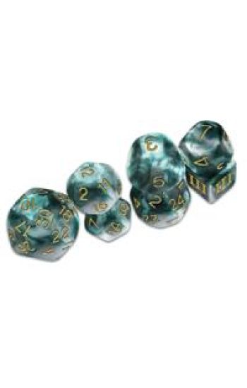 Thracian Smokey Sacrifice Dice - DCC Funky 7-set