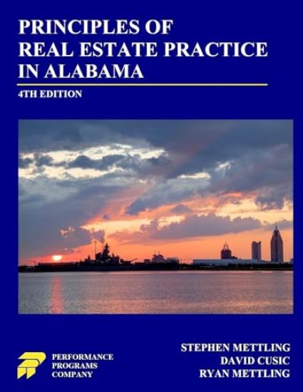 Principles of Real Estate Practice in Alabama