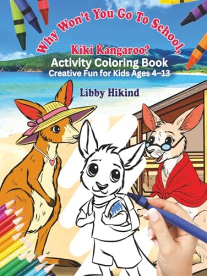 Kiki Kangaroo Activity Coloring Book